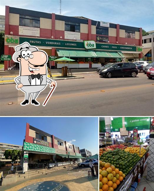 O exterior do Oba Hortifruti - Mercado, Frutas, Verduras, Legumes, Açougue e Adega