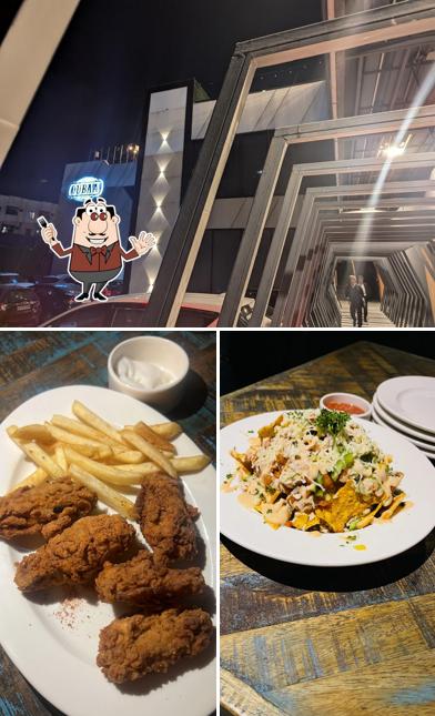 The restaurant's food and exterior