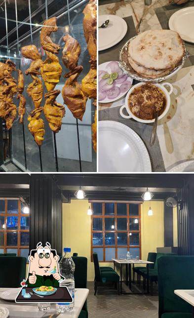 The image of food and interior at royal india