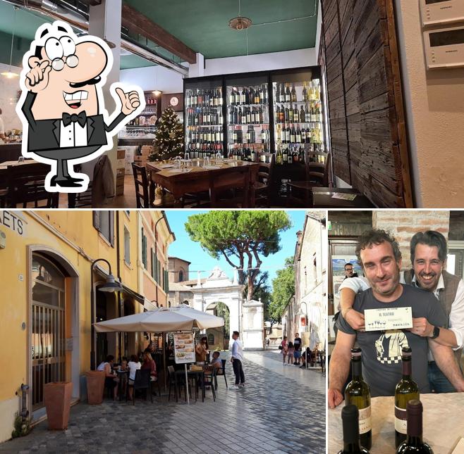 Dai un'occhiata agli interni di Osteria dalla Zabariona