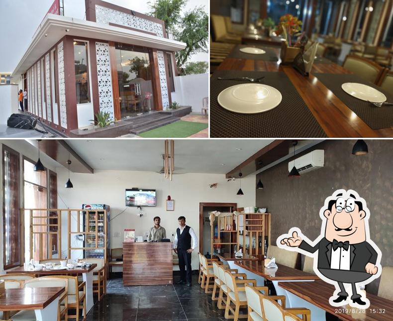 The interior of Ram Shyam Restaurant