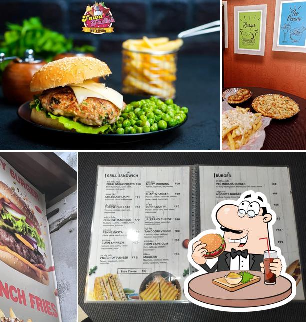 Hamburger at Tawa Tadka Diu