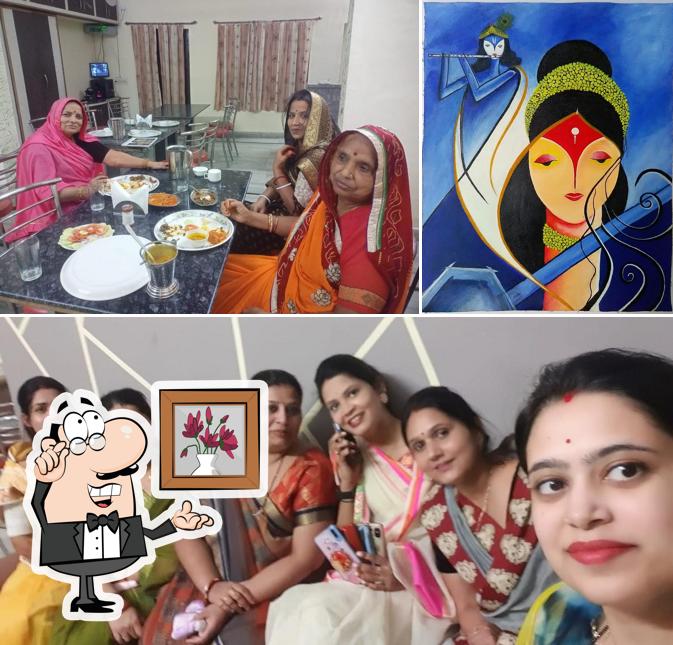 The interior of Meera Cafe & Restaurant