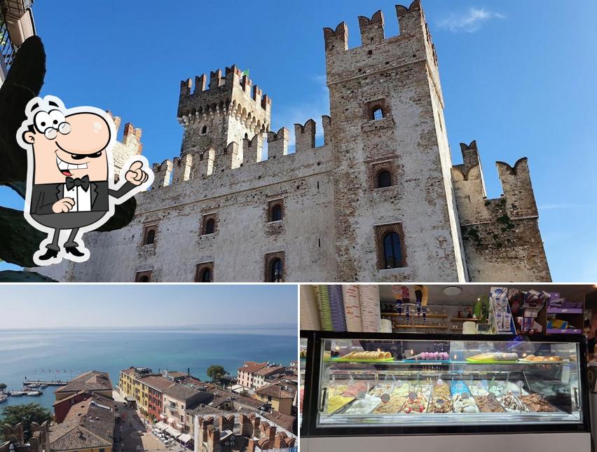 Guarda la foto che mostra la esterno e cibo di Viandante café - Gelateria - Tabacchi