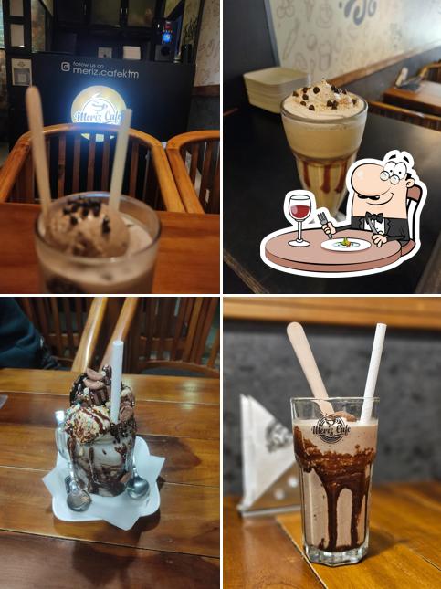 Chocolate mousse at MERIZ CAFE