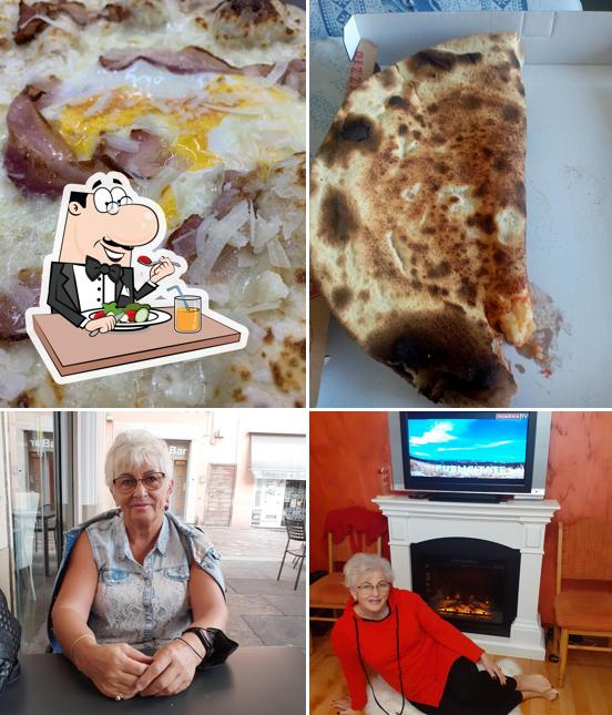 La cibo e interni del ristorante