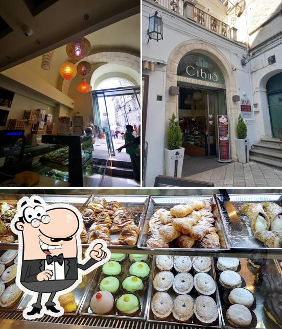 Tra le diverse cose da Bar Ristorante CibuS si possono trovare la esterno e cibo