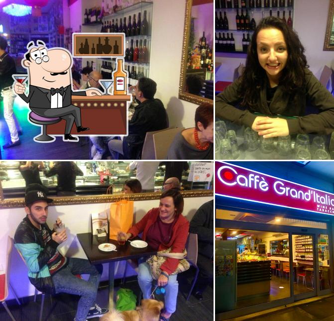 Guarda la foto che mostra la bancone da bar e interni di CAFFÈ GRAND’ITALIA
