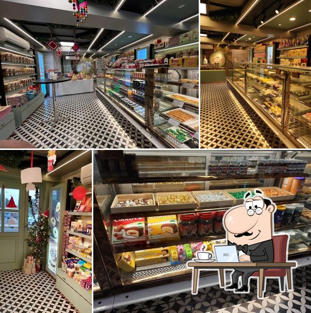 The interior of Cherry On Top