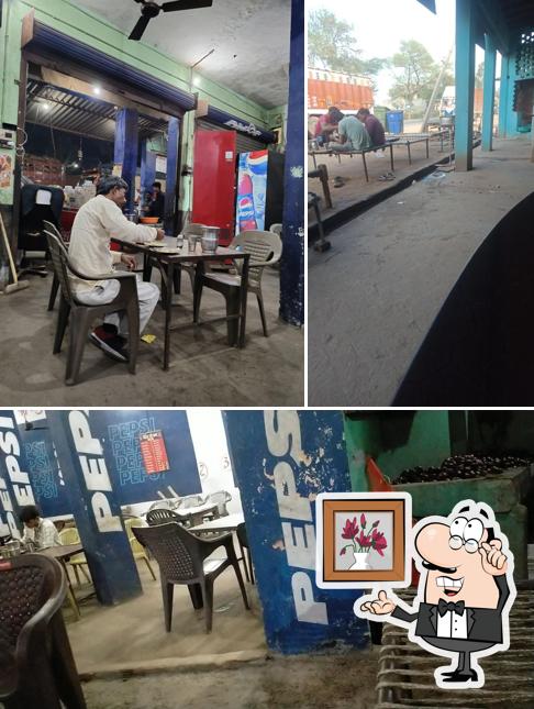 The interior of Pandit Ji Dhaba