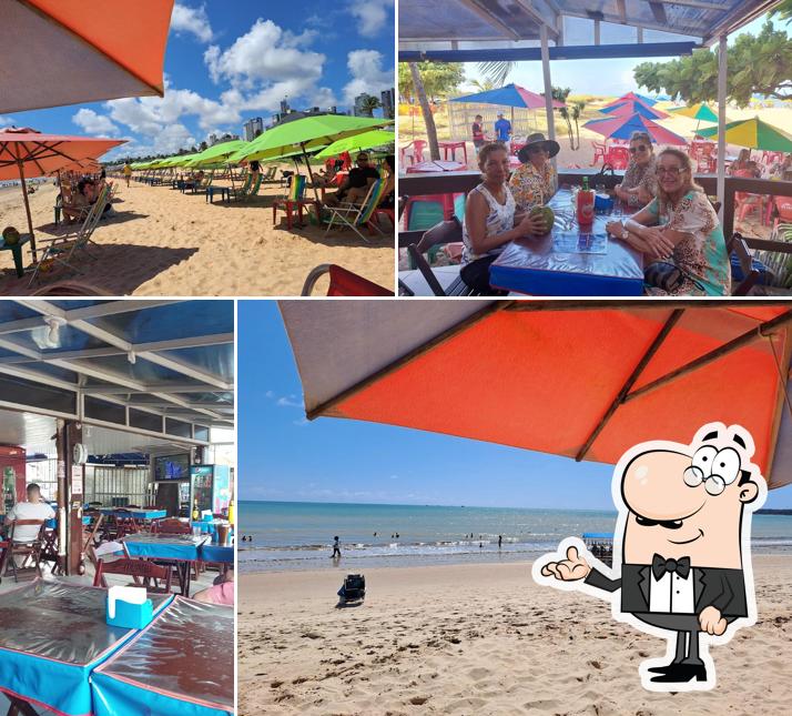 O interior do QUIOSQUE ESTRELA DO MAR