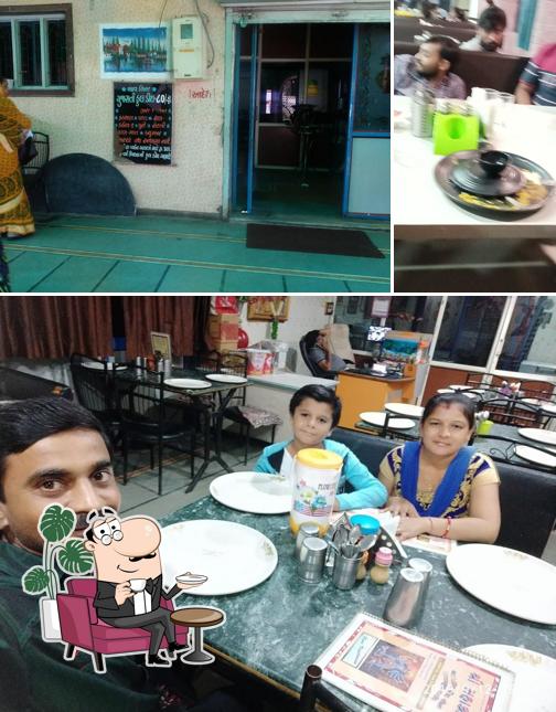 The interior of Shree Mahakali Dining Hall