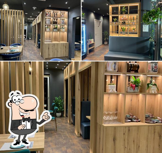 Gli interni di ZEN sushi Restaurant (Lucca)