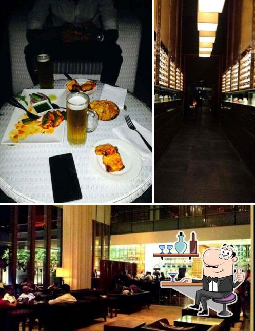 Take a seat at one of the tables at Pasha, Jw Marriott Pune