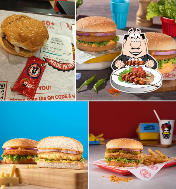 Food at Burger Singh