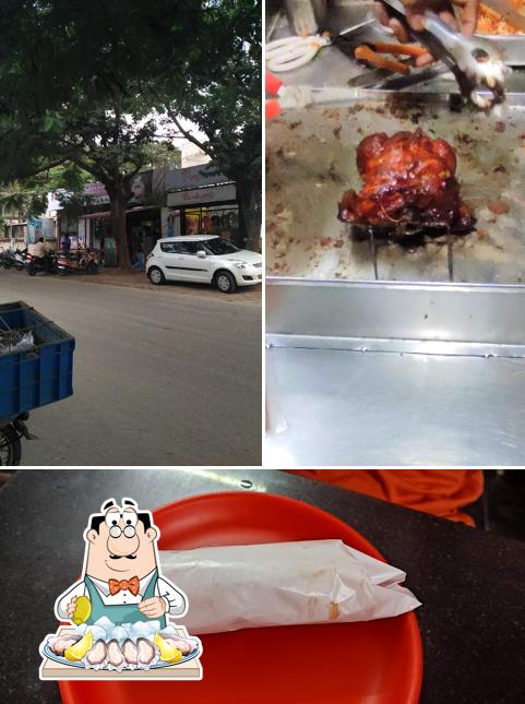 Pick various seafood items served at Dolo Chicken Pollachi