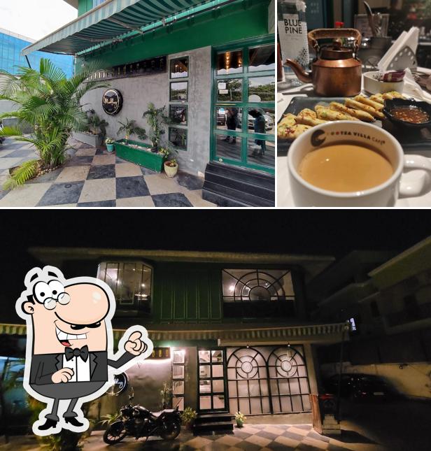 You can get some fresh air at the outside area of Medley- Pure Vegetarian Restaurant in Jubilee Hills