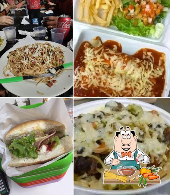 Esparguete à bolonhesa em Branco lanches