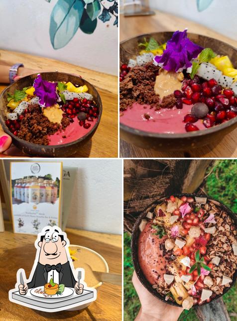 Food at Earth Mama Cafe
