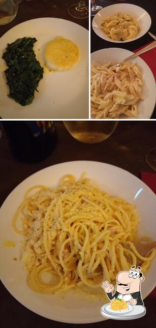 Spaghetti alla carbonara al Trattoria Monterosa