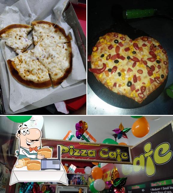 Garlic bread at Da pizza cafe firozabad