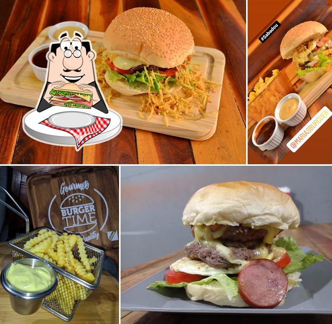 Clube sanduíches em Marias Burguer