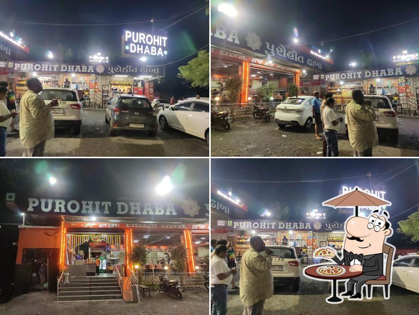 The outside part is an important feature of Purohit Dhaba