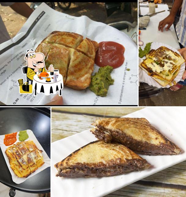 Food at Manju Samosa Sandwich