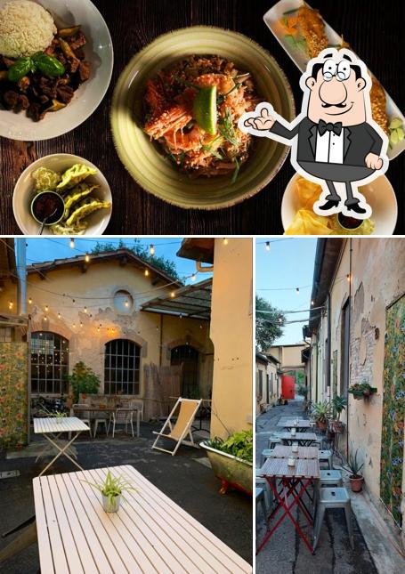 Dai un’occhiata alla immagine che presenta la interni e cibo di Take Thai Firenze
