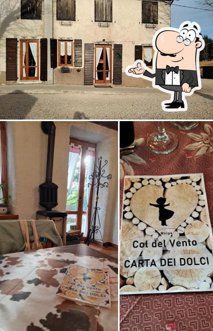 Siediti a un tavolo di Malga Col del Vento