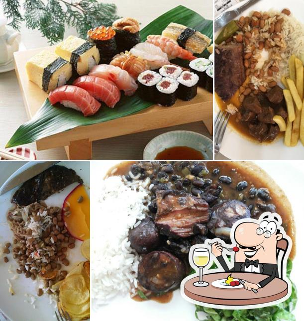 Platos en Restaurante Comedoria Escritório