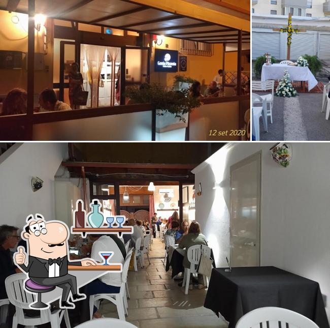 Gli interni di Gonia Pizzeria fritti e cucina
