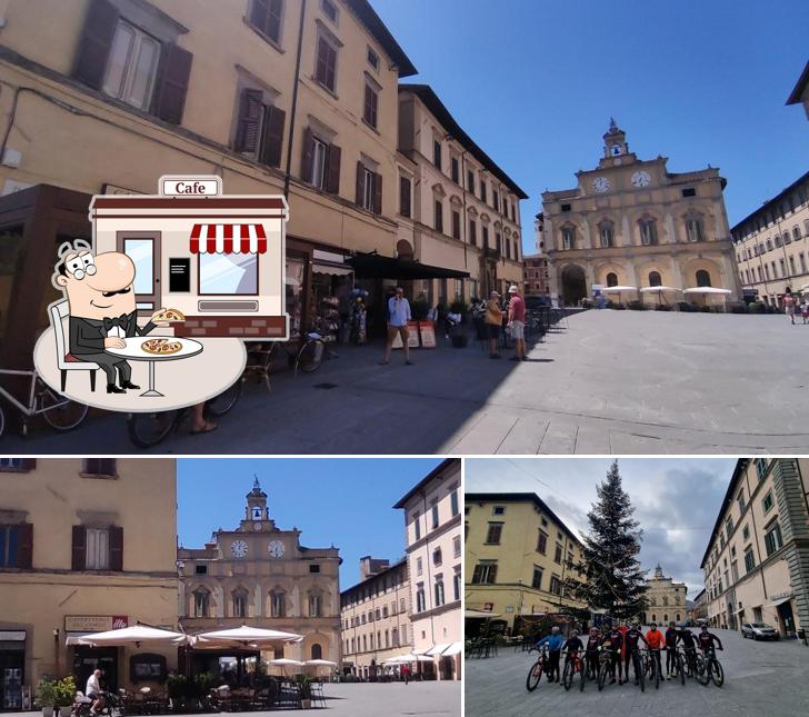 Questa è la foto che presenta la esterno e interni di Caffetteria Del Corso Wine Bar Illy