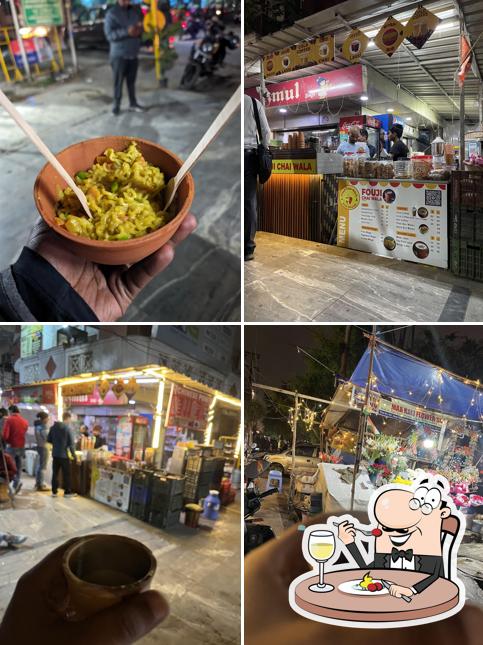 Food at FOUJI Chai vala