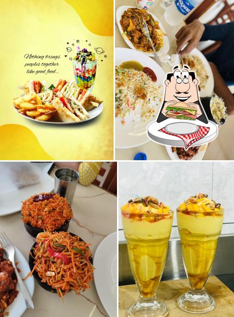 Club sandwich at VANDHANAM CAFÉ