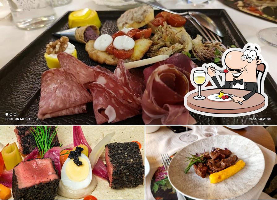Cibo al Ristorante Logge Vasari
