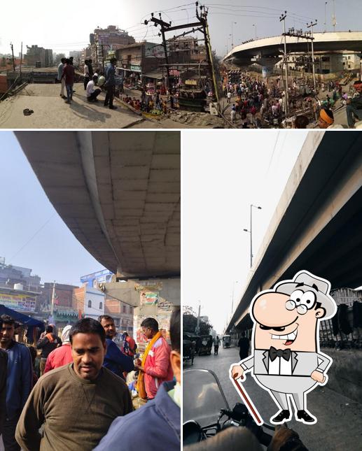 You can get some fresh air outside Sandha Dhalla Fish Market