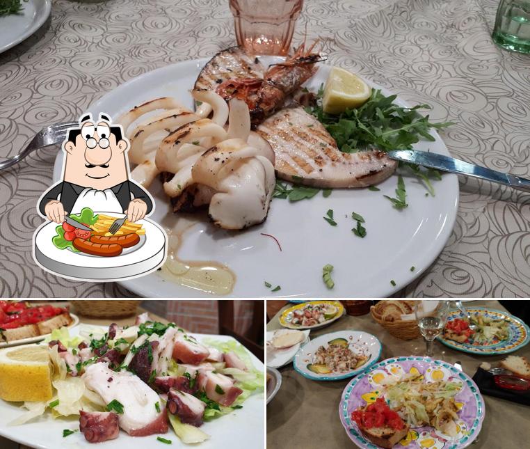 Platti al Trattoria A Pignata