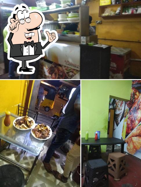 The interior of Al Madeena Cafeteria