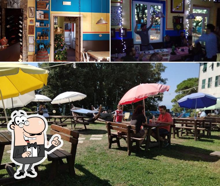 Gli interni di Piccoloblù