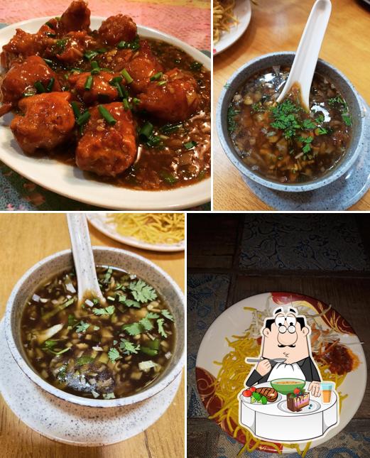 Hot and sour soup at Shree Mauli Hotel NX