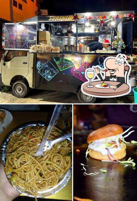 Check out the photo displaying food and exterior at Sunshine Food Truck