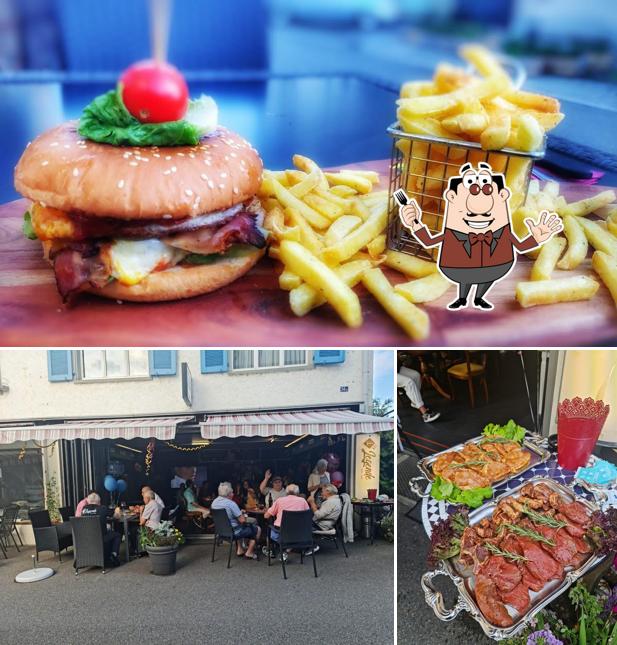 Tra le diverse cose da Legende Bistro-Lounge si possono trovare la cibo e interni