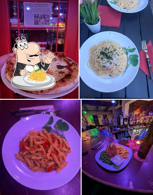 Spaghetti alla carbonara al Samantha‘S Pub & Pizza