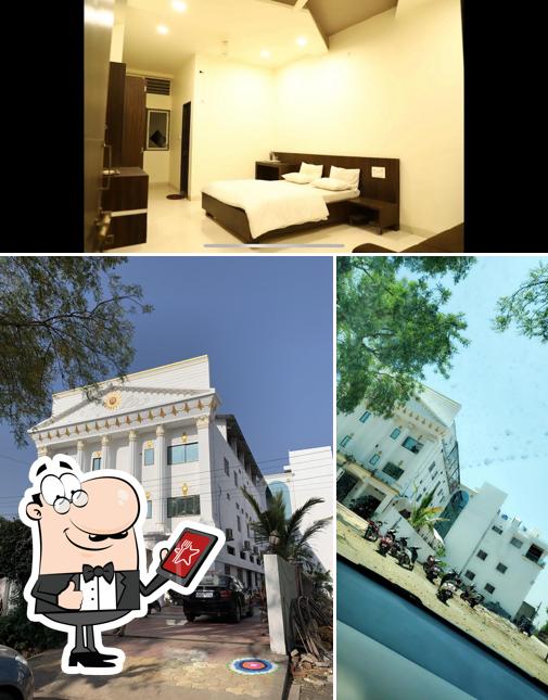 This is the picture displaying exterior and interior at Shree Hari Food Park