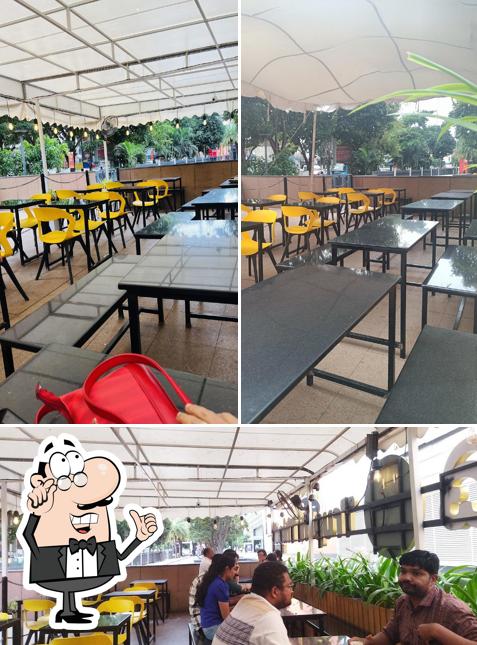 The interior of Trupthi Thindi @ Yelahanka