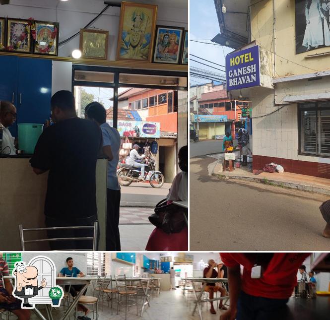 The restaurant's exterior and interior