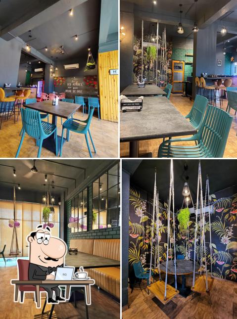 The interior of The Roasters