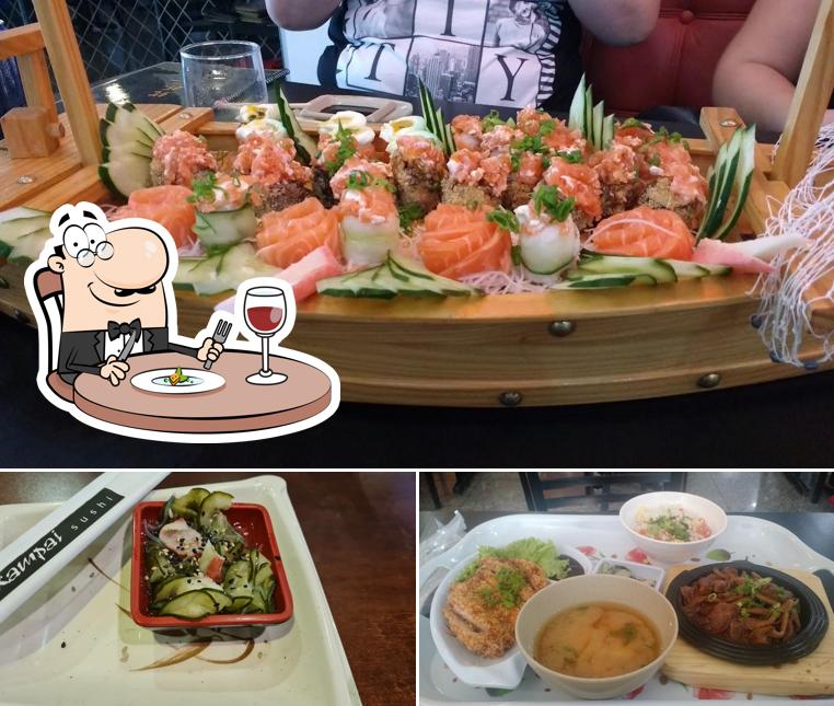 Platos en China Cook & Kampai Sushi