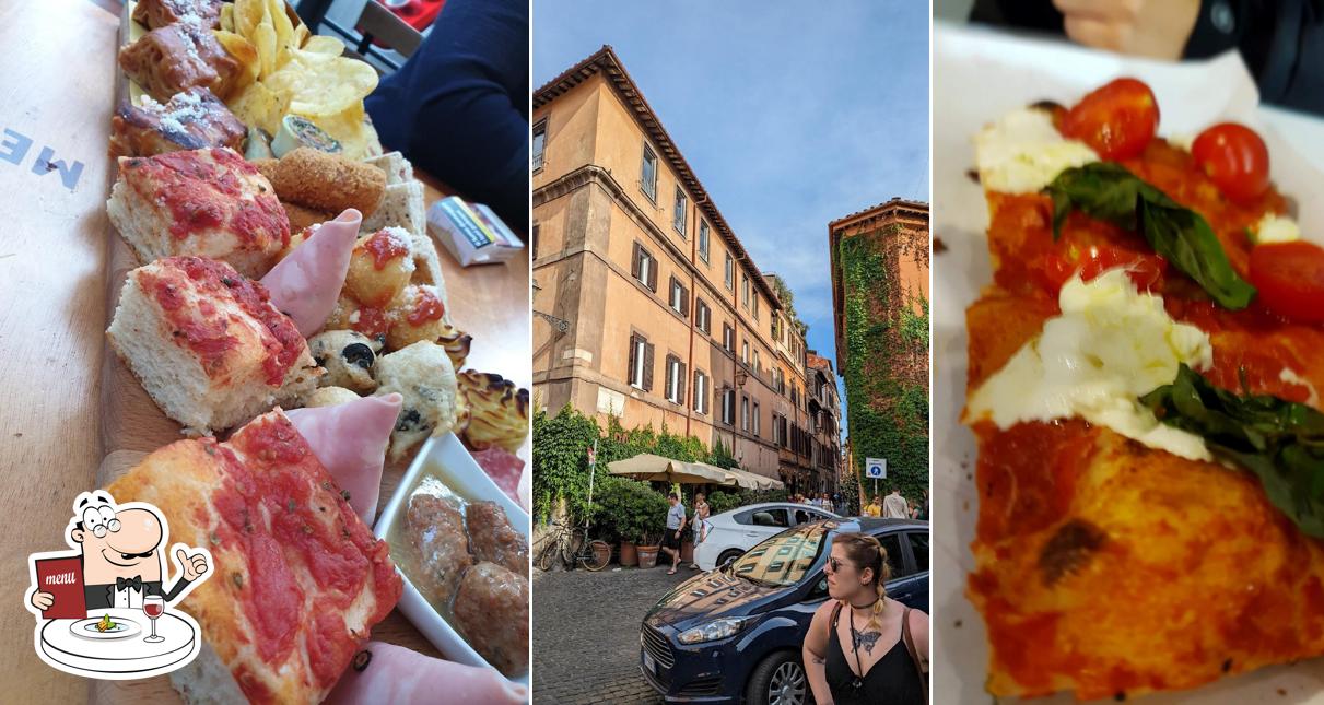 Platti al Pizzeria Con Forno A Legna